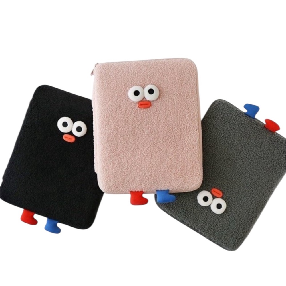 Romane Brunch Brothers Boucle Laptop or Tablet Cover and Accessory Pouches